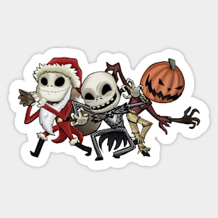 King of Halloween Sticker